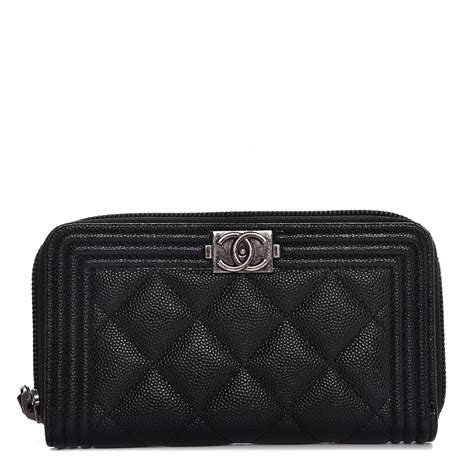 chanel small zipper wallet